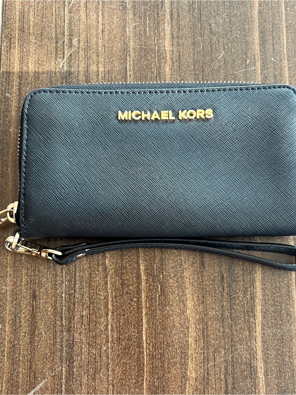 Michael Kors Black Wristlet Wallet